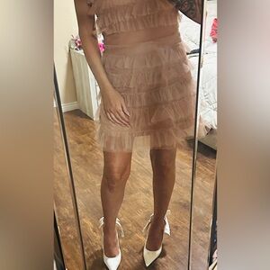 Georgia mini Blush Mini Dress